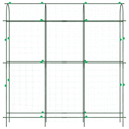 Pflanzennetz U-Rahmen 181x31x182,5 cm Stahl