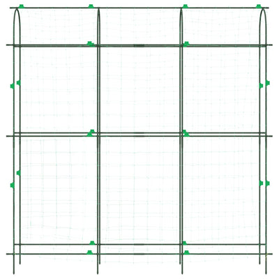 Pflanzennetz U-Rahmen 181x31x182,5 cm Stahl