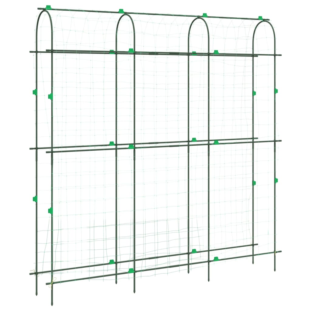 Pflanzennetz U-Rahmen 181x31x182,5 cm Stahl