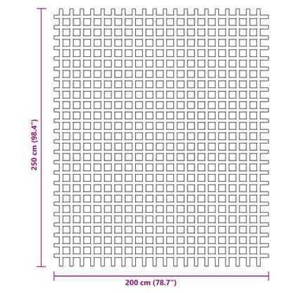 Campingteppich Anthrazit 2,5x2 m