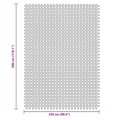 Campingteppich Anthrazit 3x2,5 m