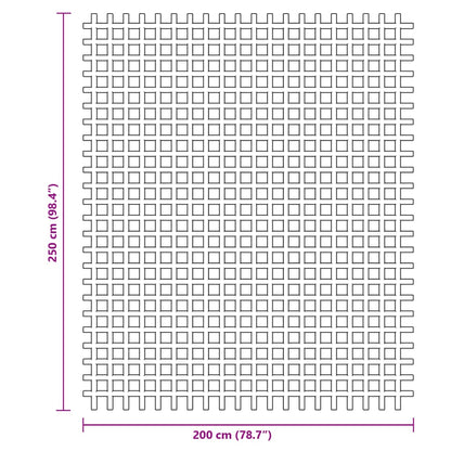 Campingteppich Blau 2,5x2 m