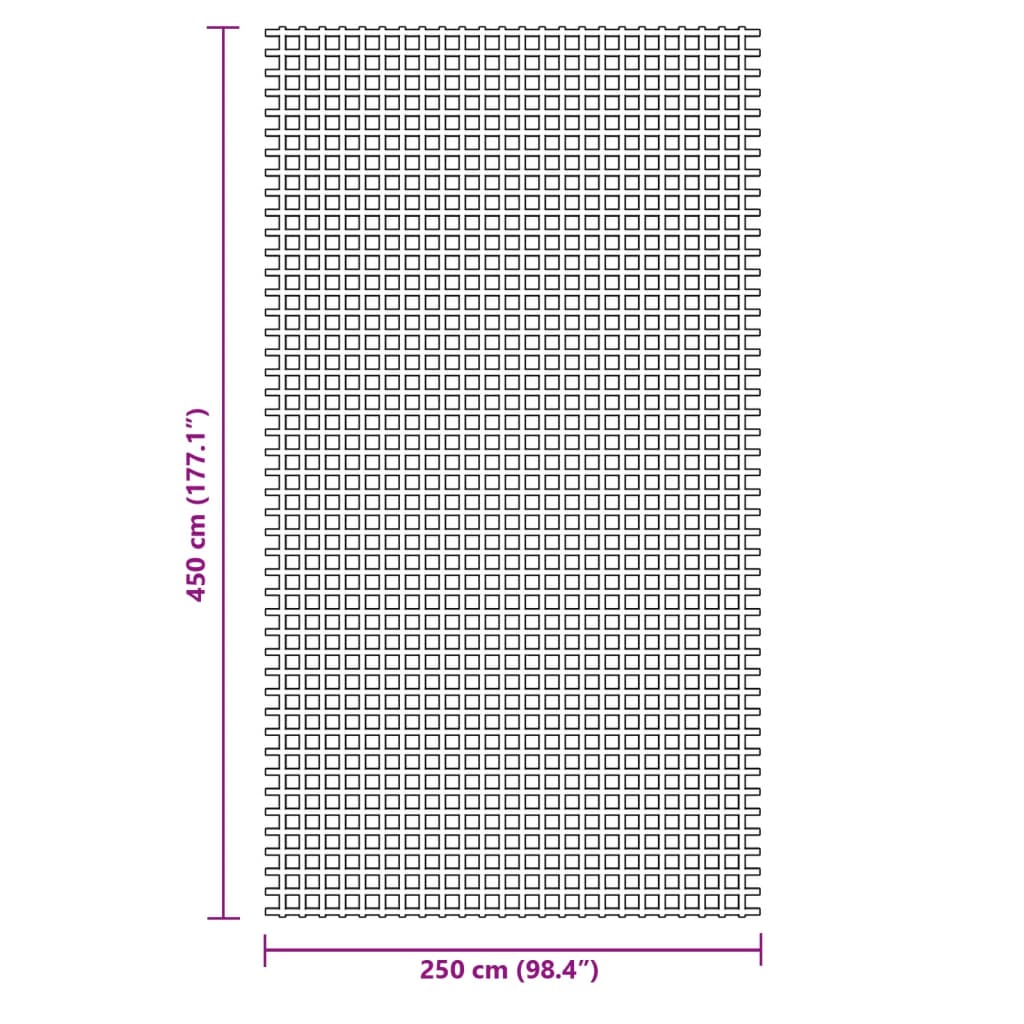 Campingteppich Grün 4,5x2,5 m