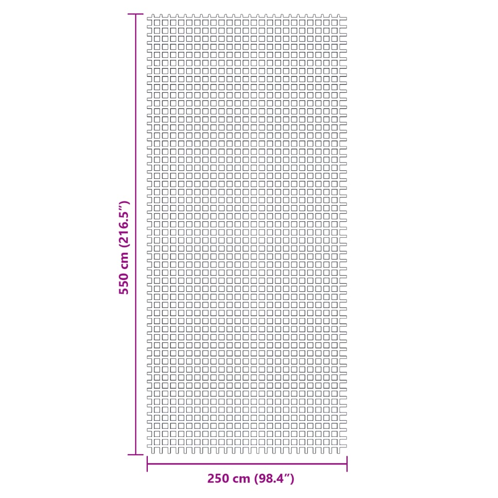 Campingteppich Grün 5,5x2,5 m