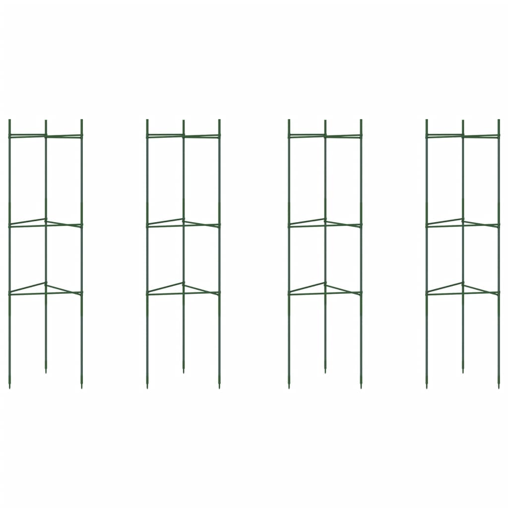 Tomatenkäfige 4 Stk. 116 cm Stahl und PP