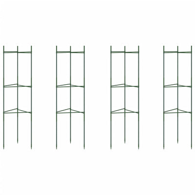 Tomatenkäfige 4 Stk. 116 cm Stahl und PP