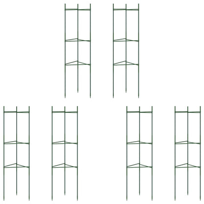 Tomatenkäfige 6 Stk. 116 cm Stahl und PP