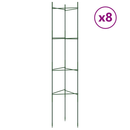 Tomatenkäfige 8 Stk. 154 cm Stahl und PP