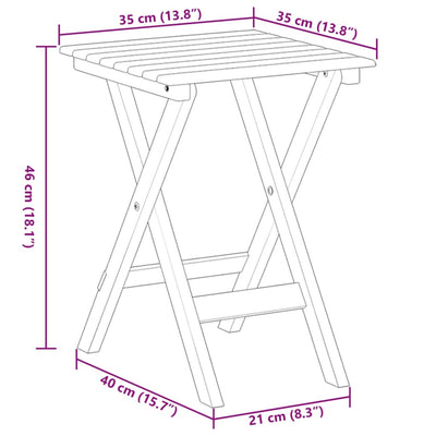 Schaukelstühle 2 Stk. mit Klapptisch Weiß Massivholz Pappel