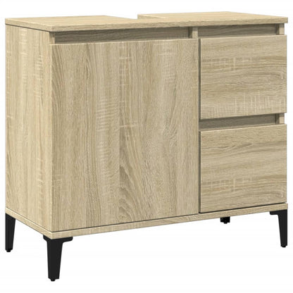 Badschrank Sonoma-Eiche 65x33x60 cm Holzwerkstoff