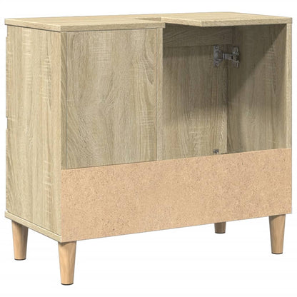 Badschrank Sonoma-Eiche 65x33x60 cm Holzwerkstoff