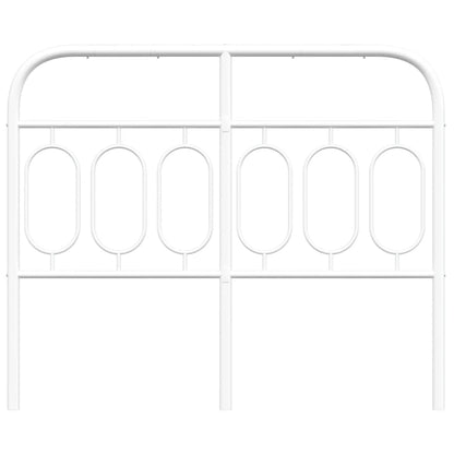 Kopfteil Metall Weiß 120 cm