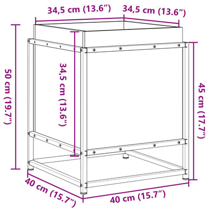 Pflanzkübel 40x40x50 cm Massivholz Douglasie