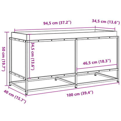 Pflanzkübel 100x40x50 cm Massivholz Douglasie