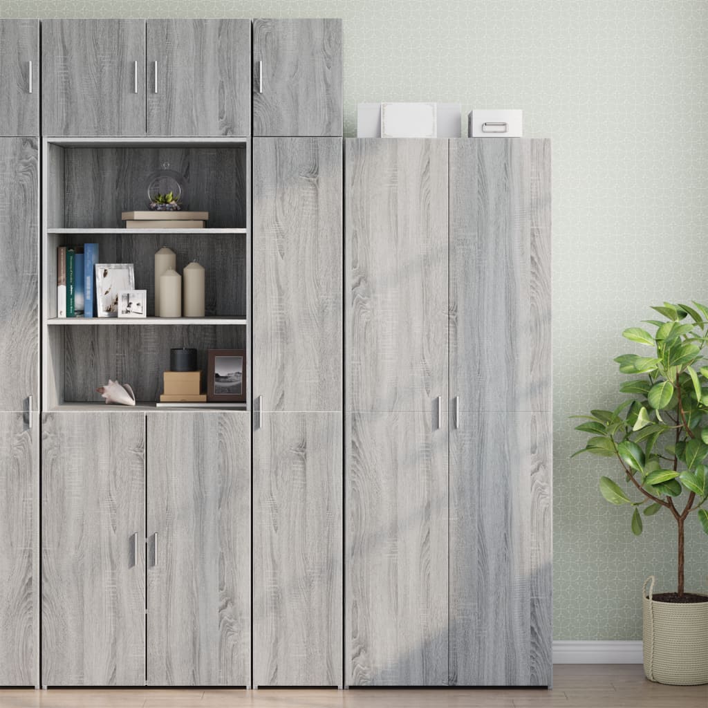 Wandschrank Grau Sonoma 30x42,5x40 cm Holzwerkstoff