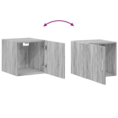 Wandschrank Grau Sonoma 40x42,5x40 cm Holzwerkstoff