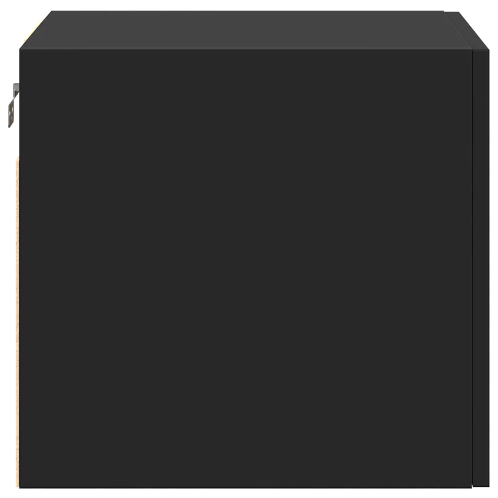 Wandschrank Schwarz 45x42,5x40 cm Holzwerkstoff