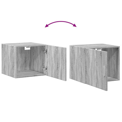 Wandschrank Grau Sonoma 45x42,5x40 cm Holzwerkstoff