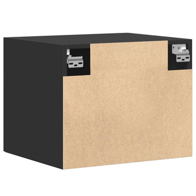 Wandschrank Schwarz 50x42,5x40 cm Holzwerkstoff