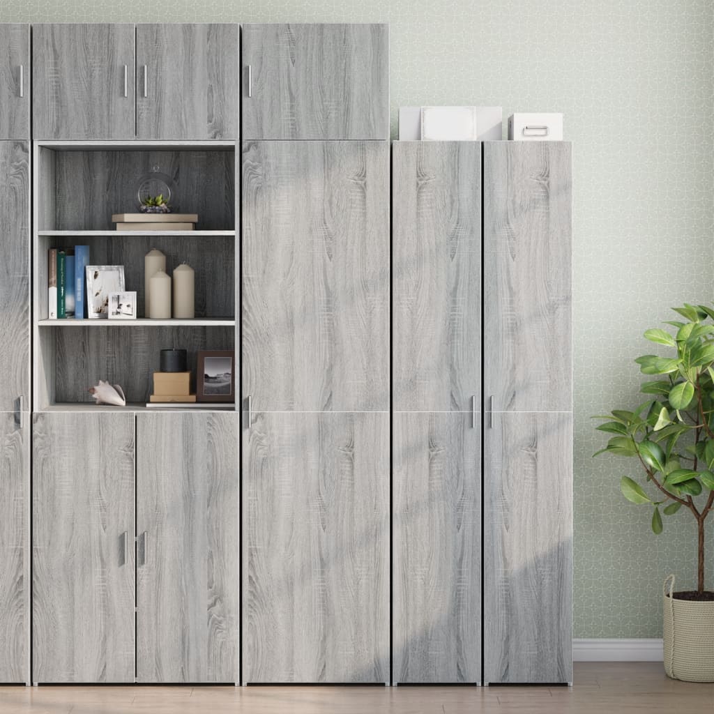 Wandschrank Grau Sonoma 50x42,5x40 cm Holzwerkstoff