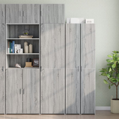 Wandschrank Grau Sonoma 50x42,5x40 cm Holzwerkstoff