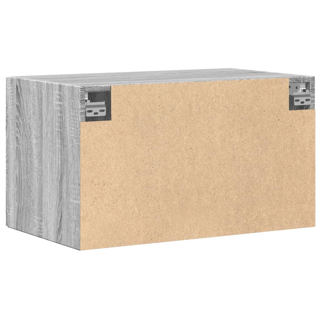 Wandschrank Grau Sonoma 70x42,5x40 cm Holzwerkstoff