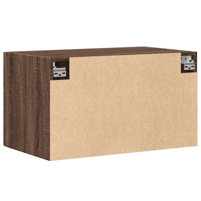 Wandschrank Braun Eichen-Optik 70x42,5x40 cm Holzwerkstoff