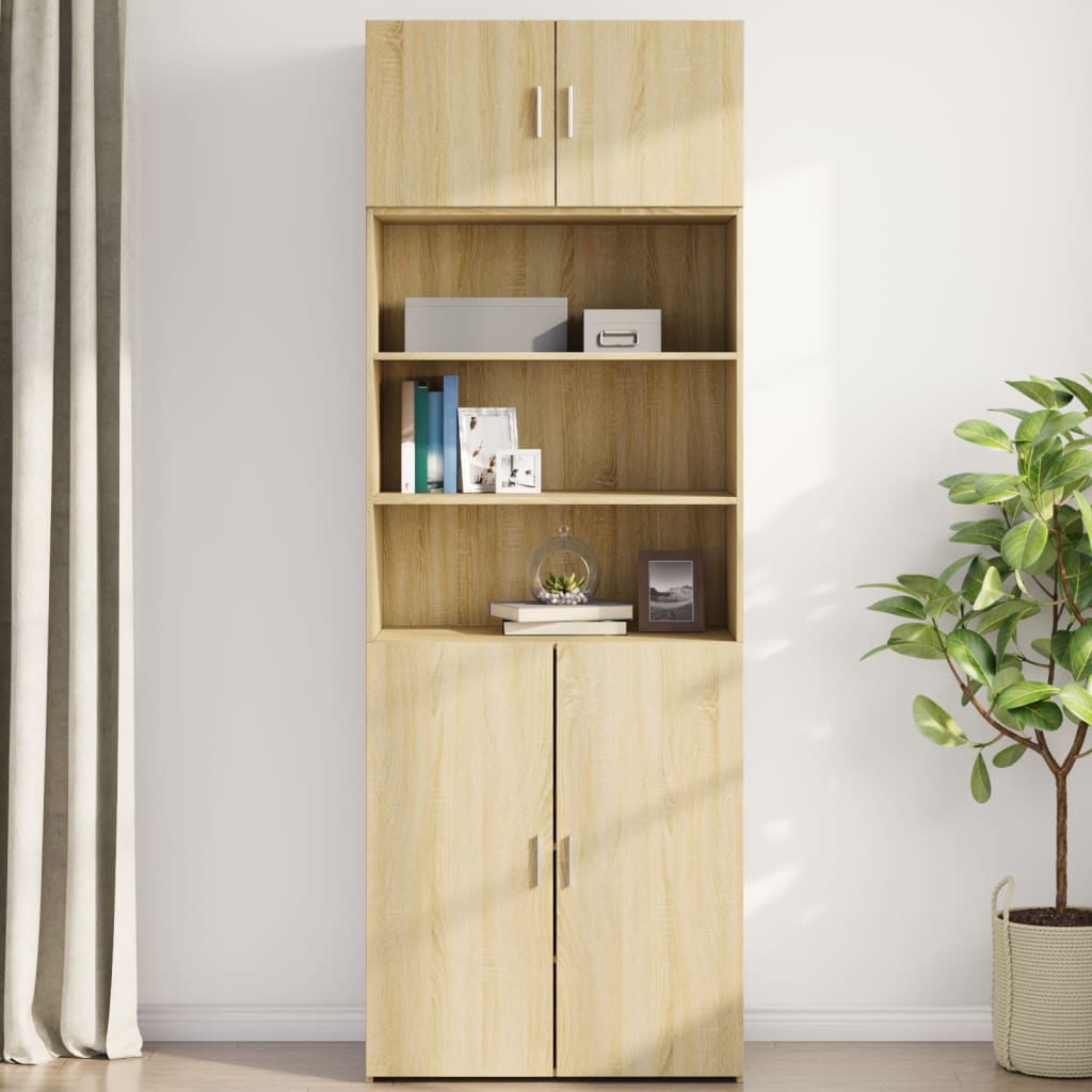 Wandschrank Sonoma-Eiche 80x42,5x40 cm Holzwerkstoff