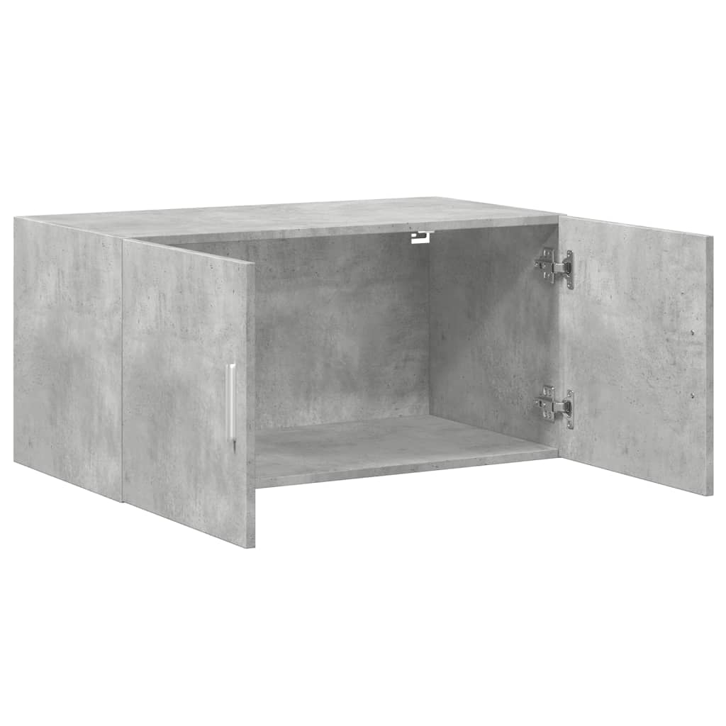 Wandschrank Betongrau 80x42,5x40 cm Holzwerkstoff