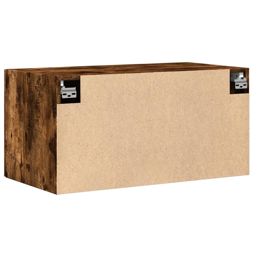 Wandschrank Räuchereiche 80x42,5x40 cm Holzwerkstoff