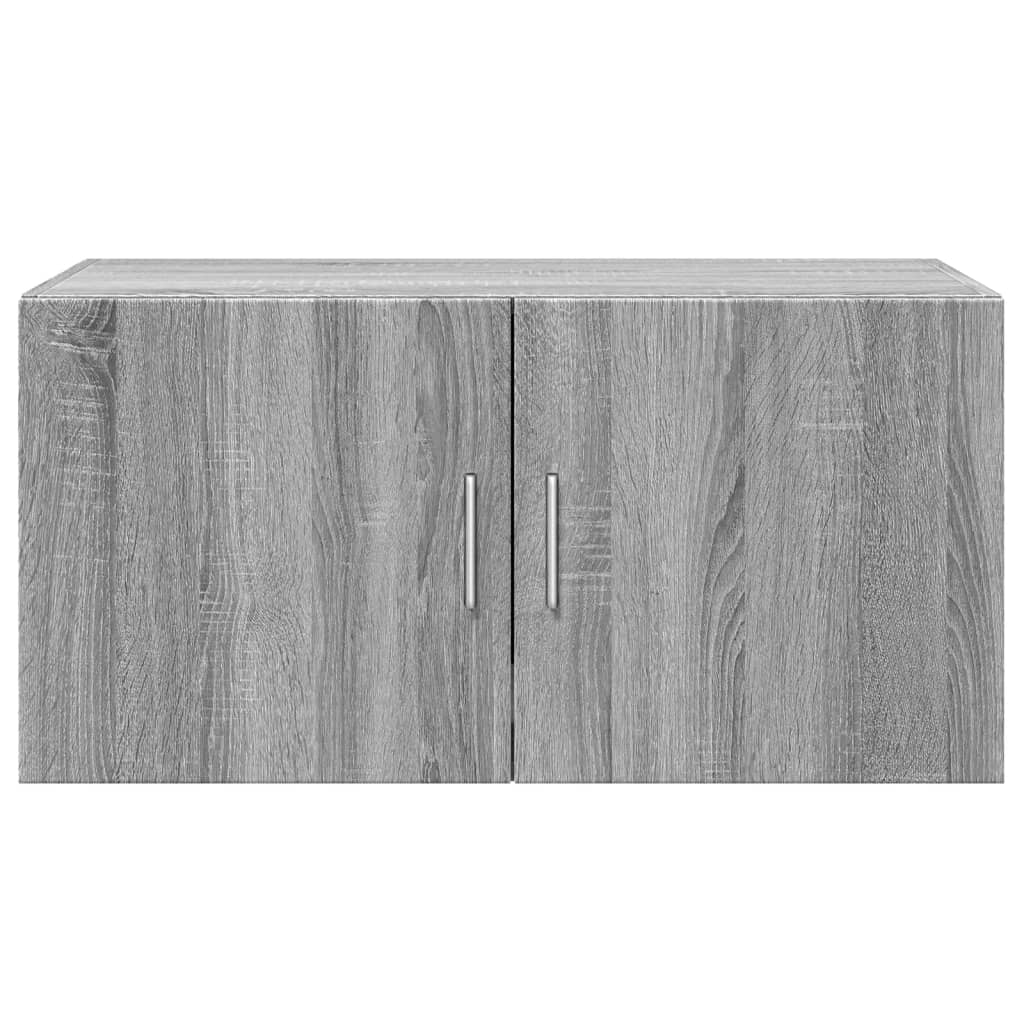 Wandschrank Grau Sonoma 80x42,5x40 cm Holzwerkstoff