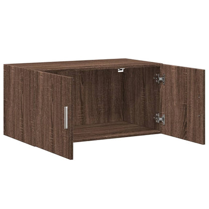 Wandschrank Braun Eichen-Optik 80x42,5x40 cm Holzwerkstoff