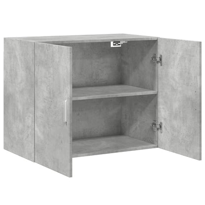 Wandschrank Betongrau 80x42,5x64 cm Holzwerkstoff