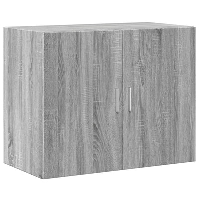 Wandschrank Grau Sonoma 80x42,5x64 cm Holzwerkstoff