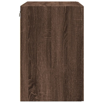 Wandschrank Braun Eichen-Optik 80x42,5x64 cm Holzwerkstoff