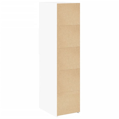 Highboard Weiß 30x42,5x124 cm Holzwerkstoff