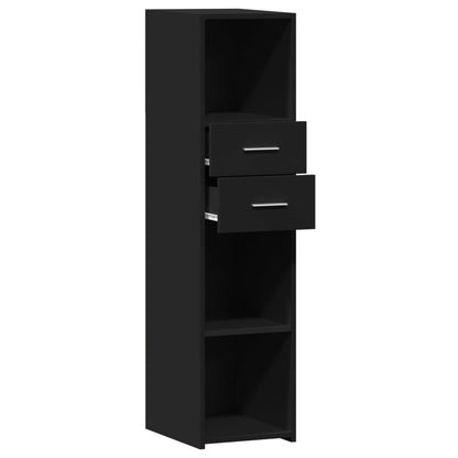 Highboard Schwarz 30x42,5x124 cm Holzwerkstoff