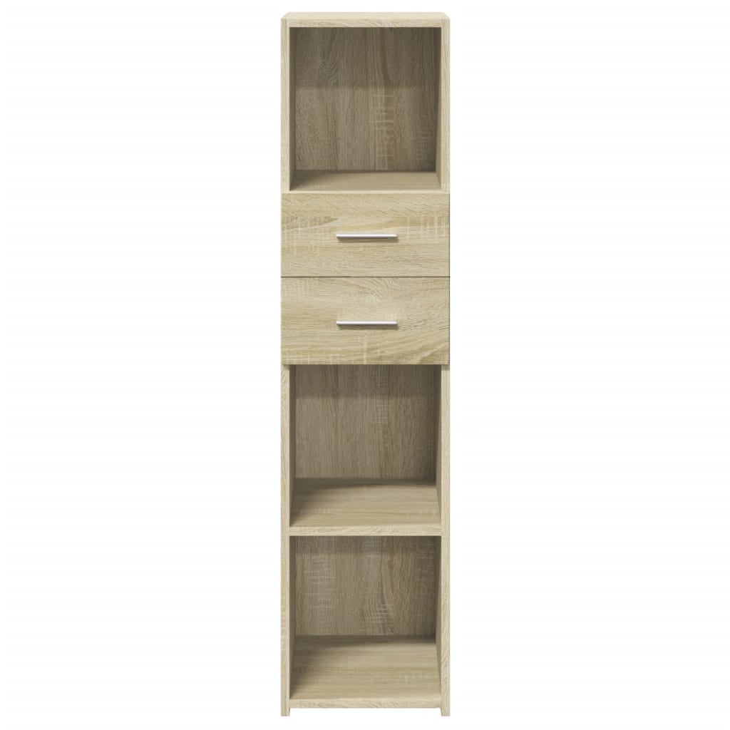 Highboard Sonoma-Eiche 30x42,5x124 cm Holzwerkstoff