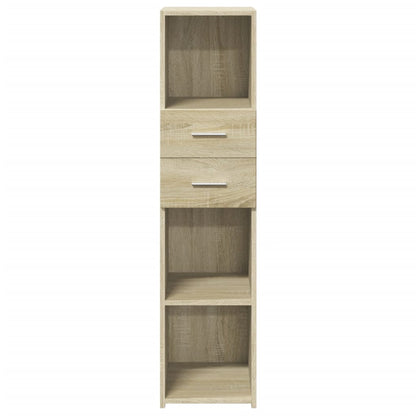 Highboard Sonoma-Eiche 30x42,5x124 cm Holzwerkstoff