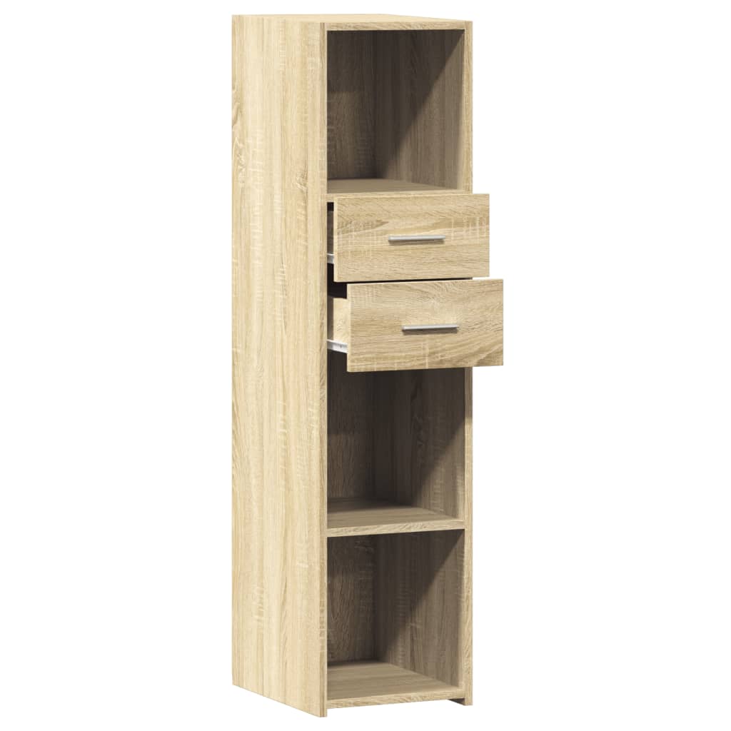 Highboard Sonoma-Eiche 30x42,5x124 cm Holzwerkstoff