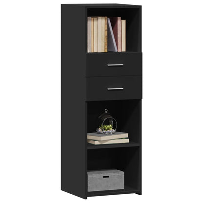 Highboard Schwarz 40x42,5x124 cm Holzwerkstoff