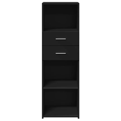 Highboard Schwarz 40x42,5x124 cm Holzwerkstoff