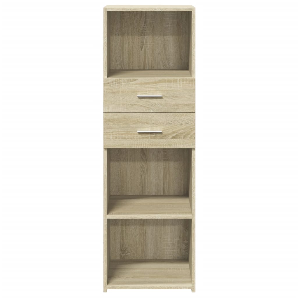 Highboard Sonoma-Eiche 40x42,5x124 cm Holzwerkstoff