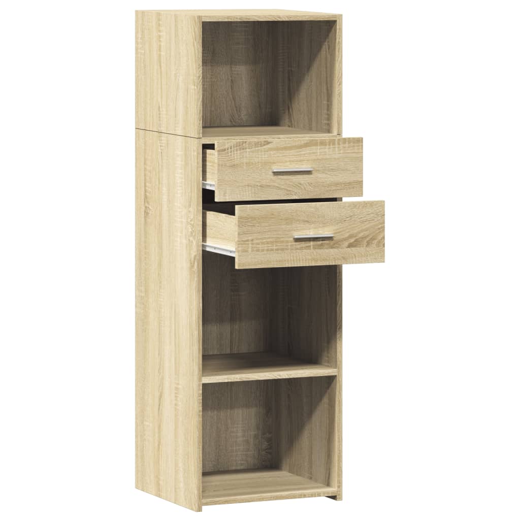 Highboard Sonoma-Eiche 40x42,5x124 cm Holzwerkstoff