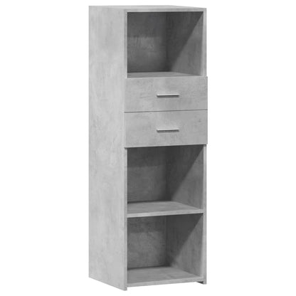 Highboard Betongrau 40x42,5x124 cm Holzwerkstoff