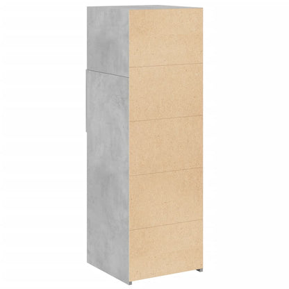 Highboard Betongrau 40x42,5x124 cm Holzwerkstoff