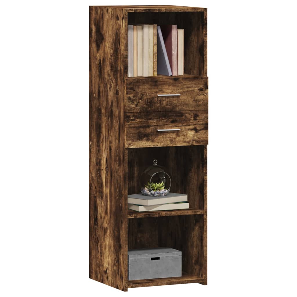 Highboard Räuchereiche 40x42,5x124 cm Holzwerkstoff