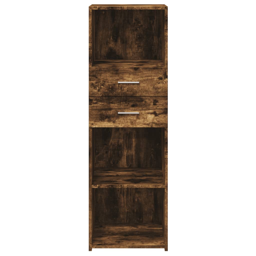 Highboard Räuchereiche 40x42,5x124 cm Holzwerkstoff