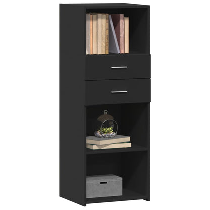 Highboard Schwarz 45x42,5x124 cm Holzwerkstoff