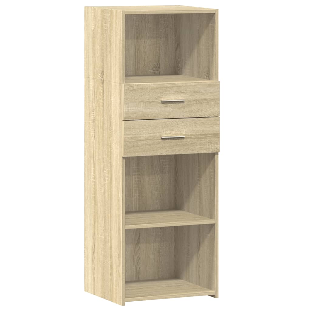 Highboard Sonoma-Eiche 45x42,5x124 cm Holzwerkstoff